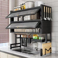 Double Cabinet Over-the-Sink Dish Drying Rack  | Carbon Steel Material  | Premium Quality  & Rust-Free
